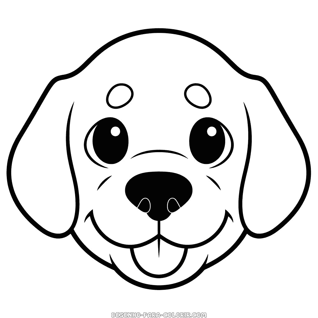 Desenho de Cachorro para Colorir