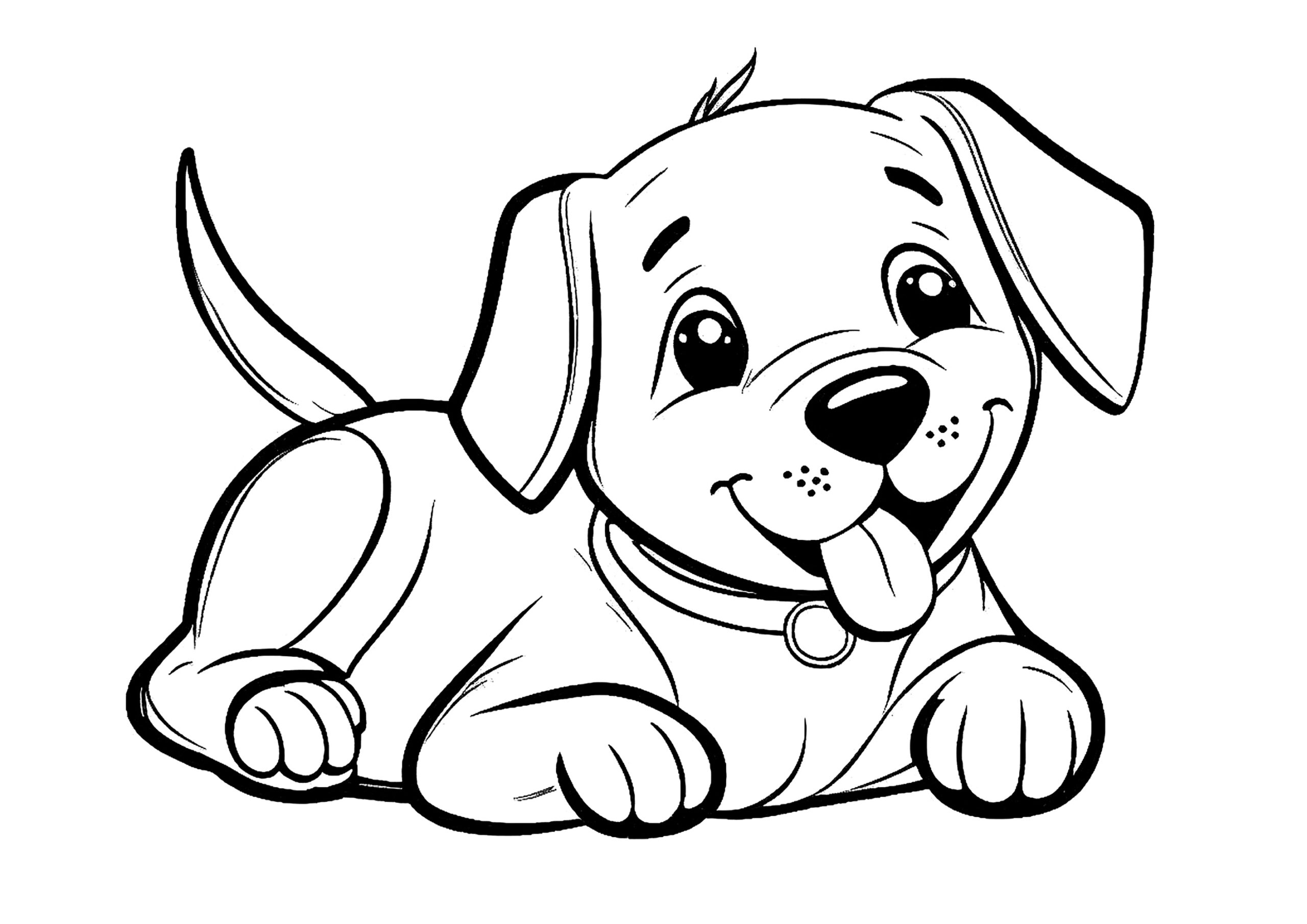 Dog Coloring Page