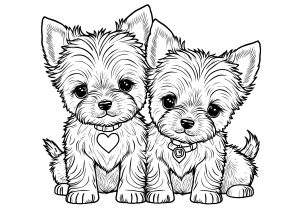 Dog Coloring Page