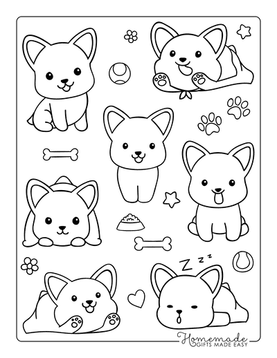 Dog Coloring Page