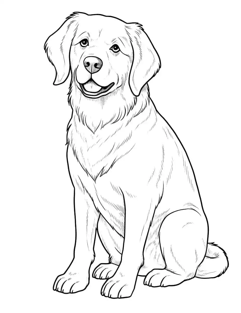 Dog Coloring Page