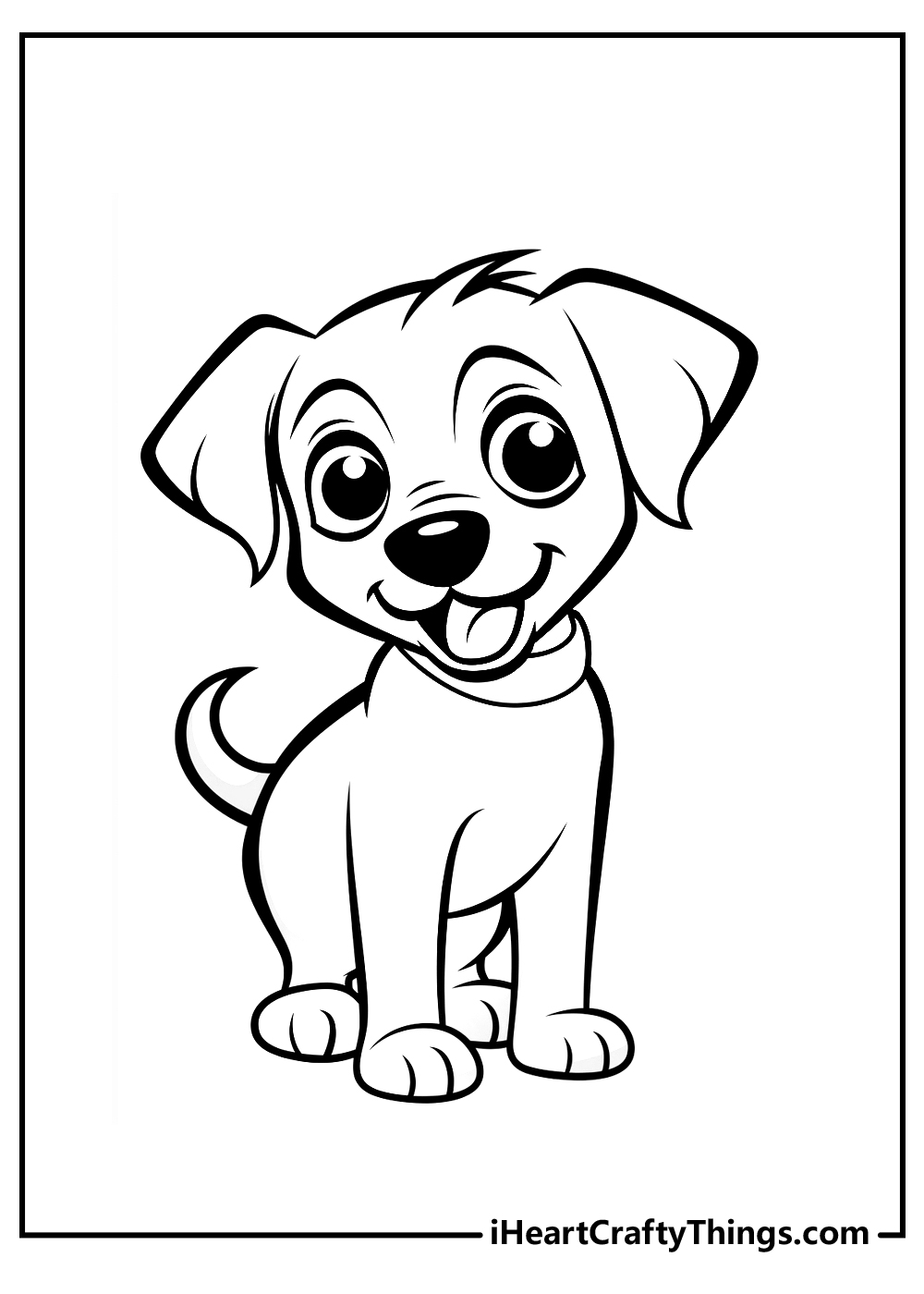 Dog Coloring Page