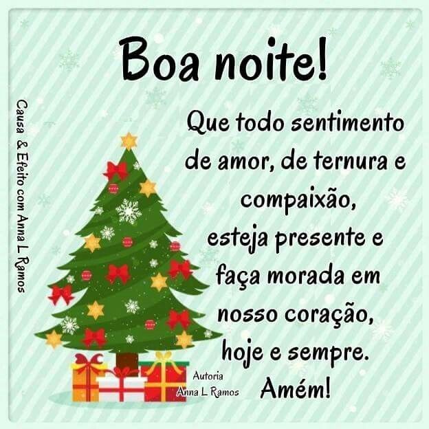 Mensagem de Boa Noite no Natal