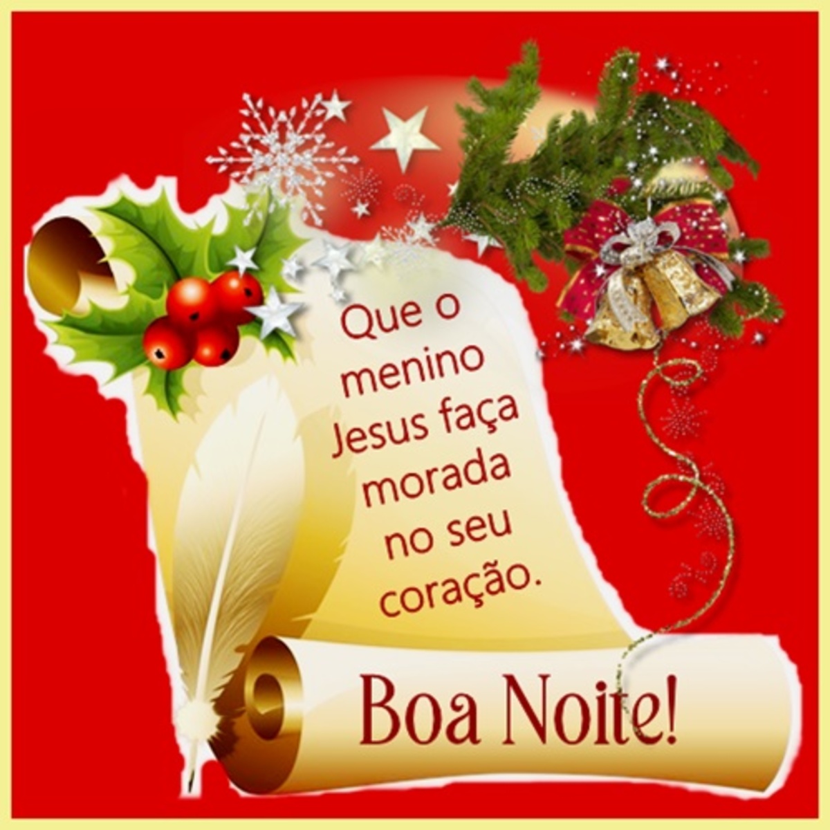 Mensagem de Boa Noite no Natal