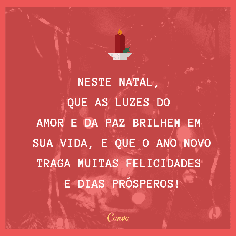 site:canva.com Mensagem de Boa Noite no Natal