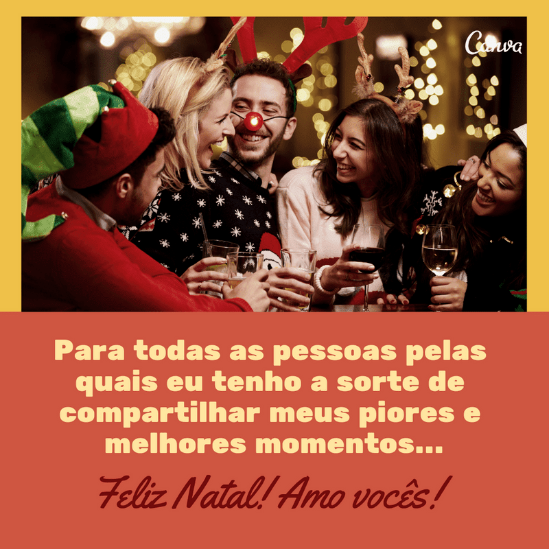 site:canva.com Mensagem de Boa Noite no Natal