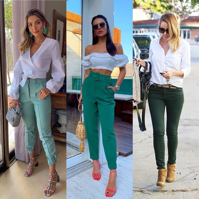 Look para o Natal Verde