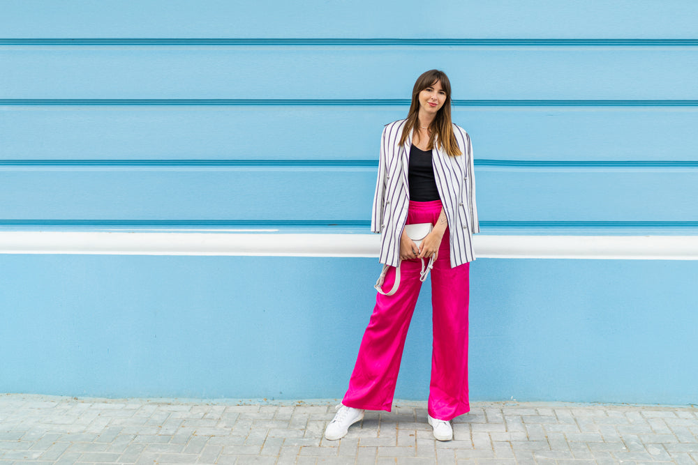 Look com Calça Rosa