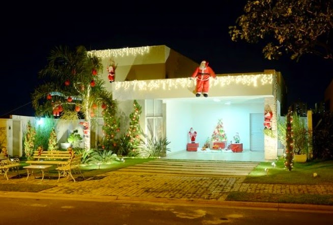 Decoração De Natal Area Externa Jardim