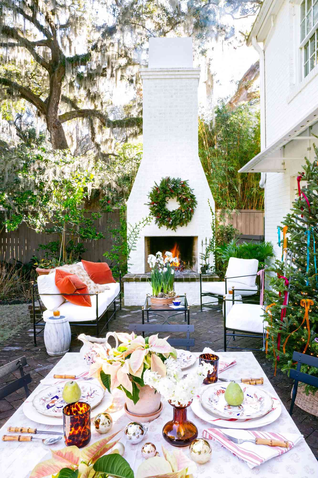 Christmas Decoration Outdoor Area Garden