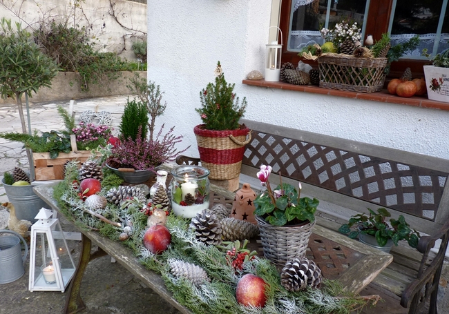 Christmas Decoration Outdoor Area Garden