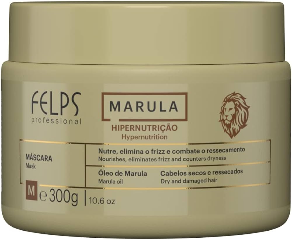 Marula Máscara de Hipernutrição, 300 G Felps Professionnel | Amazon.com.br