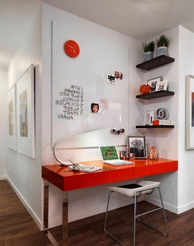 Decoração com Home Office Pequnos