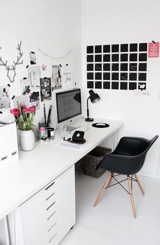 Decoração com Home Office Pequnos