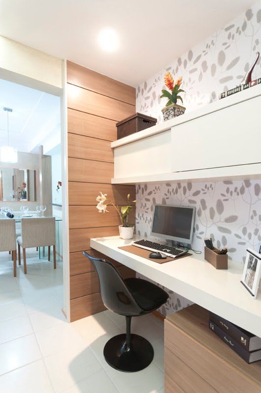 Decoração com Home Office Pequnos