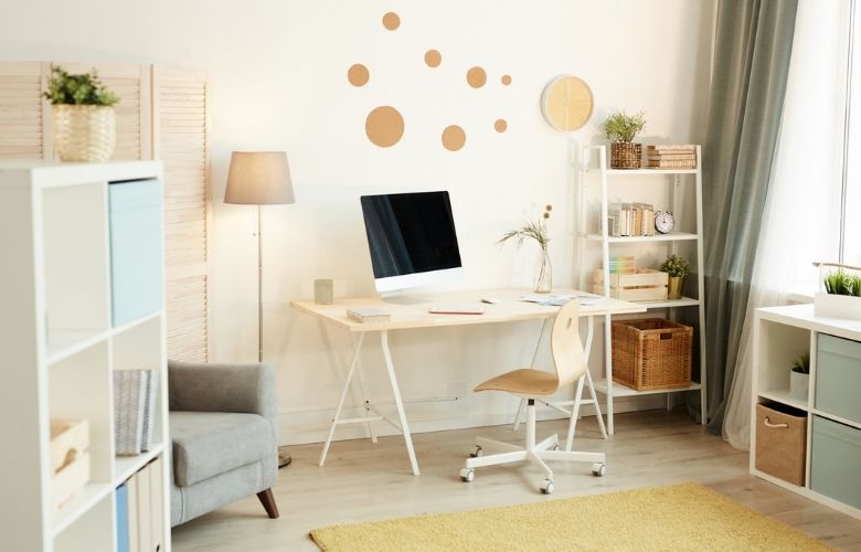 Decoração com Home Office Pequnos