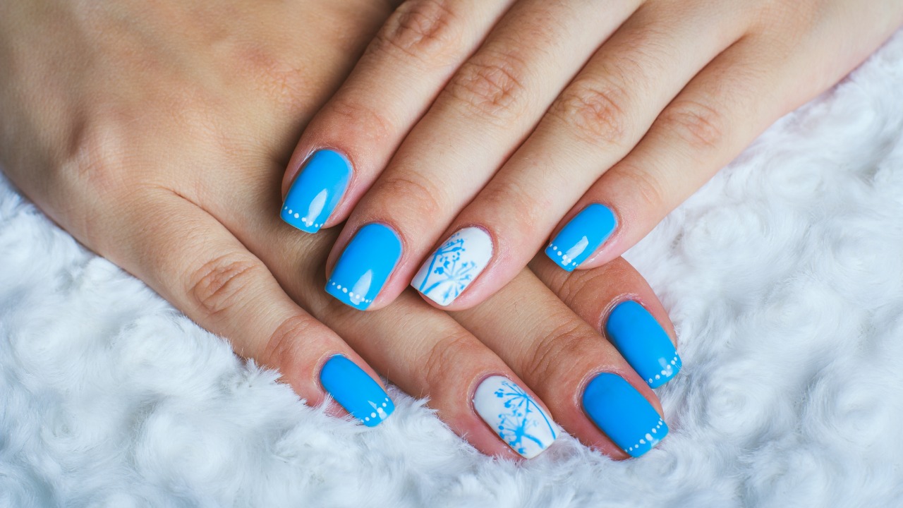 Unhas Decoradas Azul