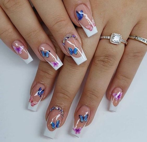 Unhas Decoradas Borboletas