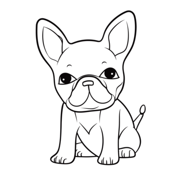 Desenho de Bulldog para Colorir