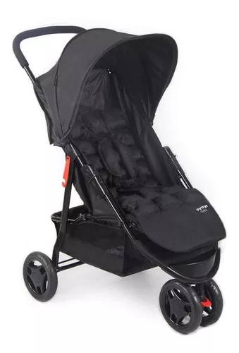 Carrinho de bebê 3 rodas Voyage Delta KDD6788 preto - R$ 679,9