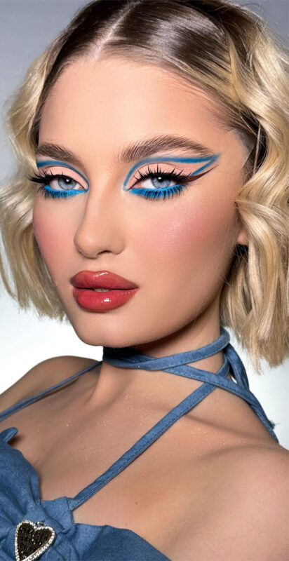 Makeup with Blue