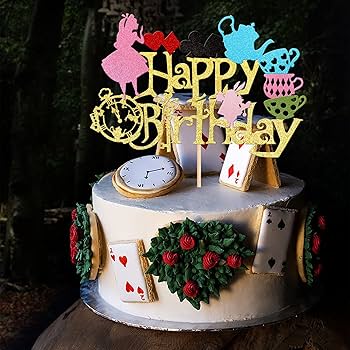 Alice in Wonderland Decorated Cake