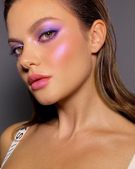 Lilac Makeup Idea