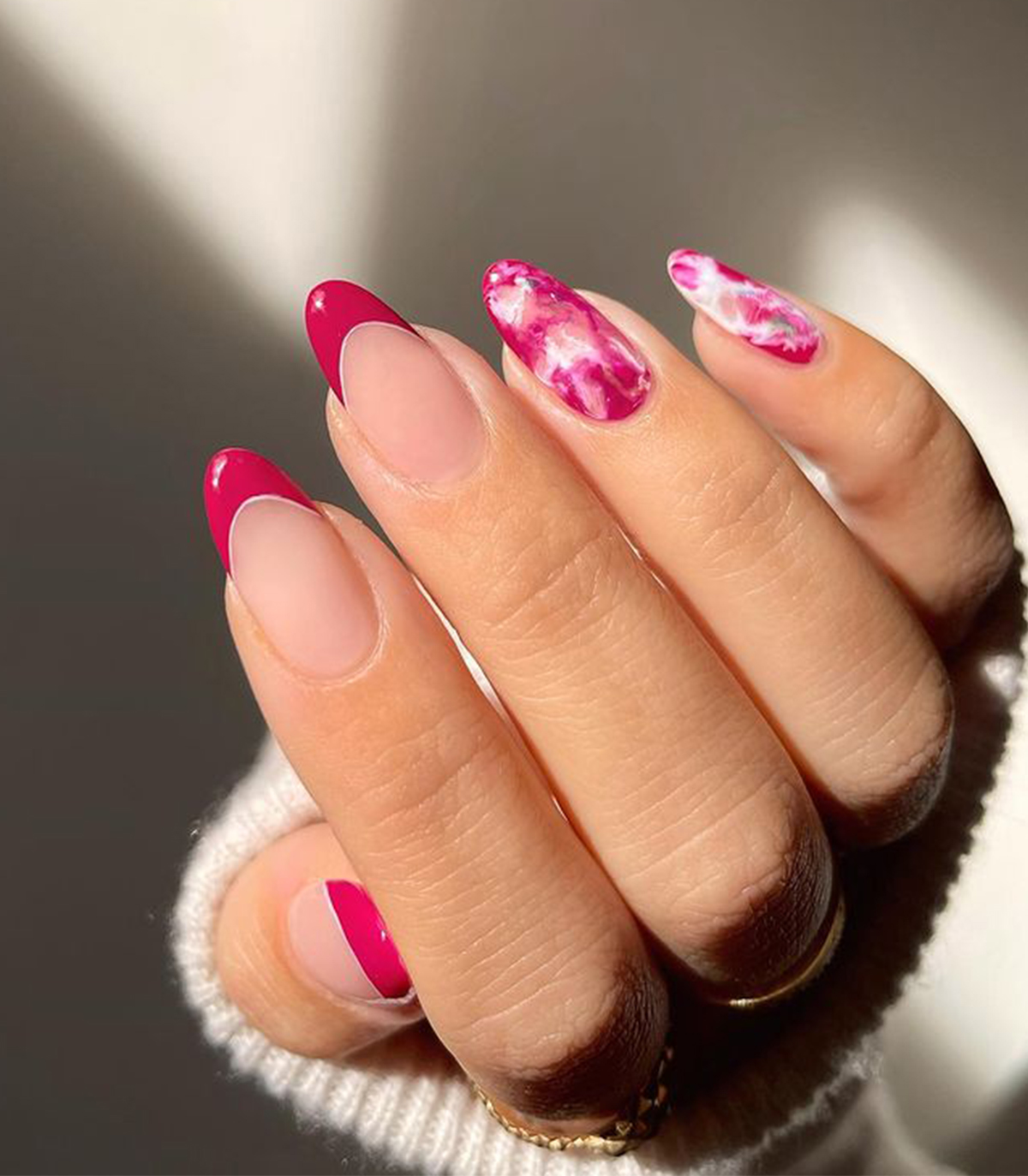 unhas-decoradas-marmorizadas