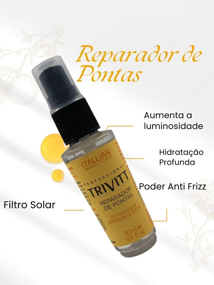 Óleo Trivitt Reparador de Fios e Pontas 30 ml