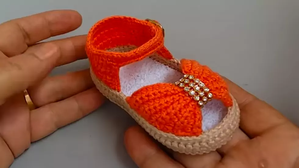 Sandalinha De Croche Para Bebe