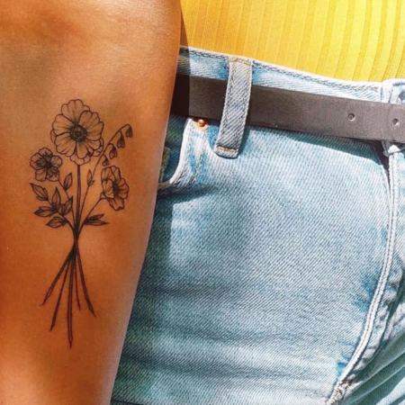 tatuagem-feminina-floral