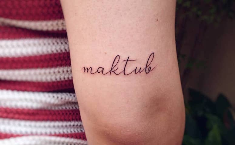 Tatuagem Maktub