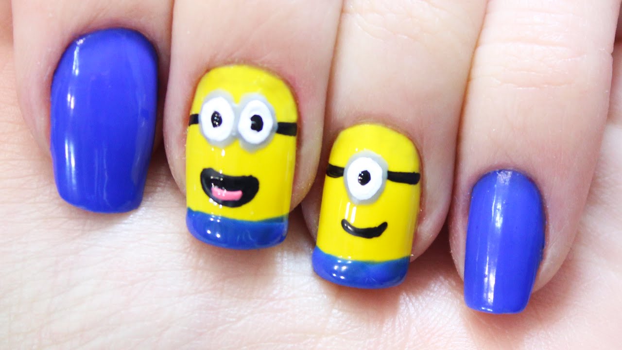 Unha Decorada Minions