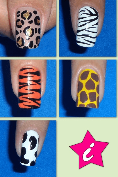 Unhas Decoradas Zebra E Onça