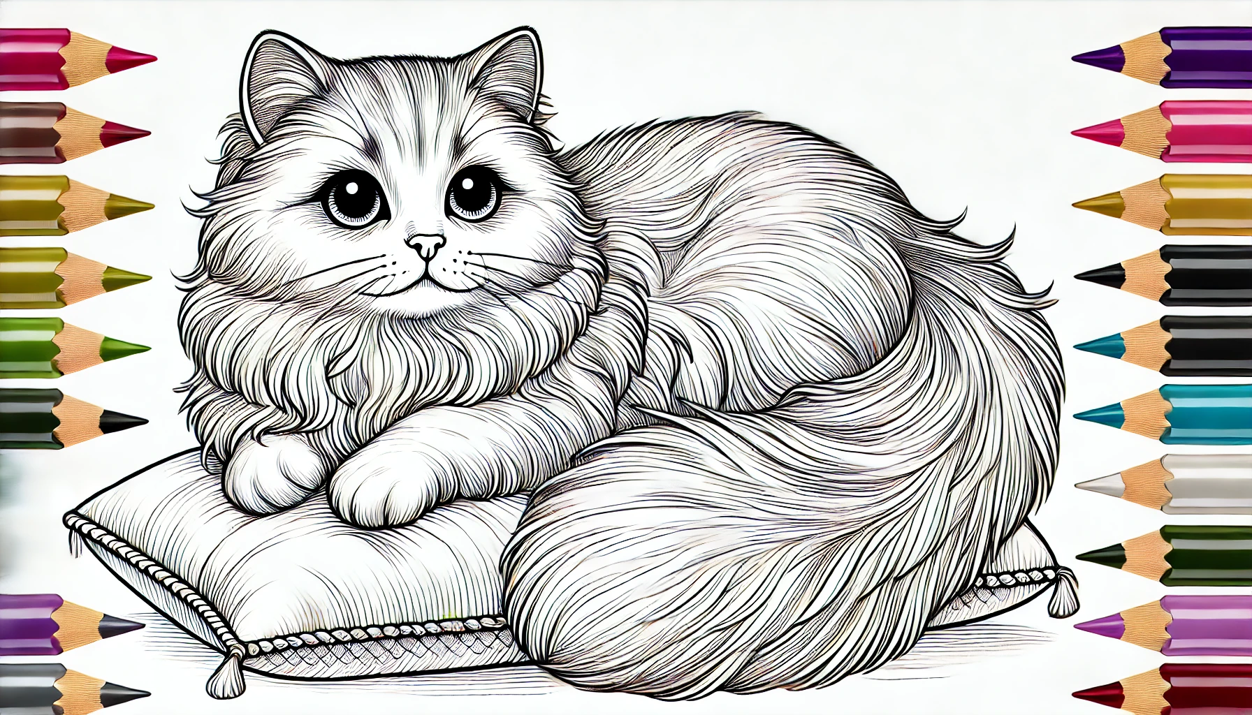 Desenho de Gato para Colorir