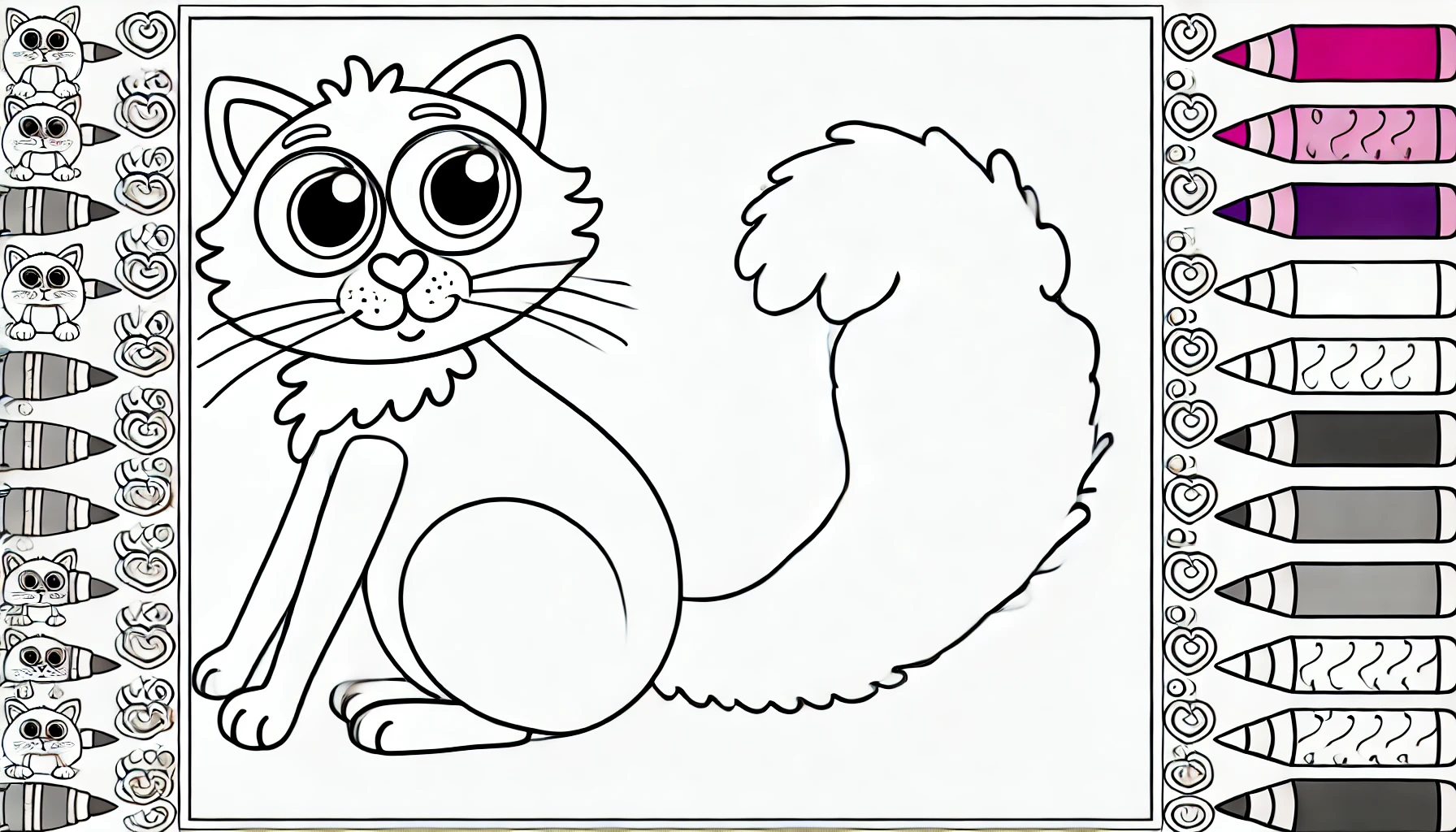 Desenho de Gato para Colorir