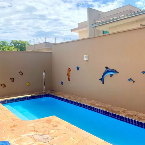 decoracao com piscina de fibra