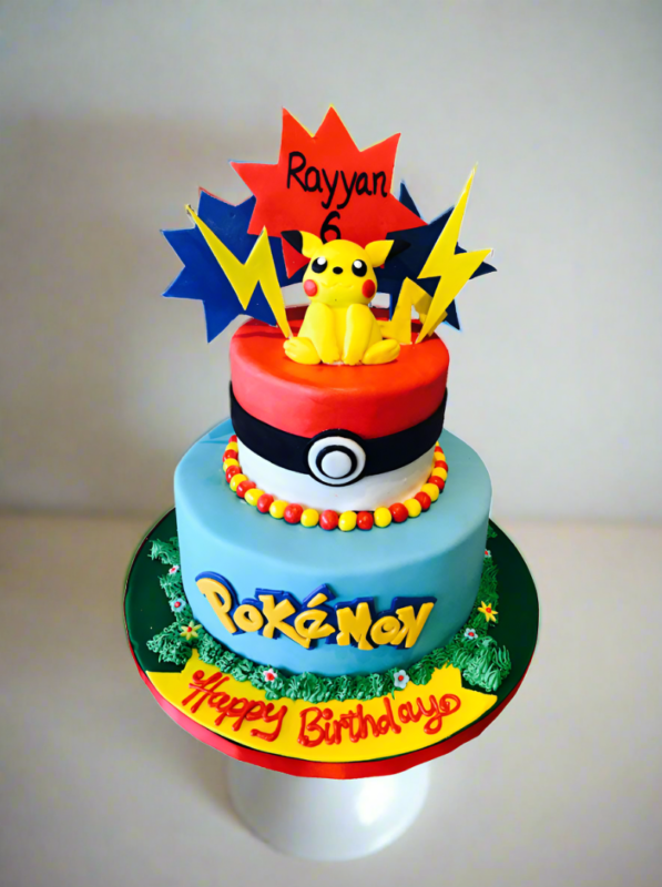 Pokemon Decorated Cake