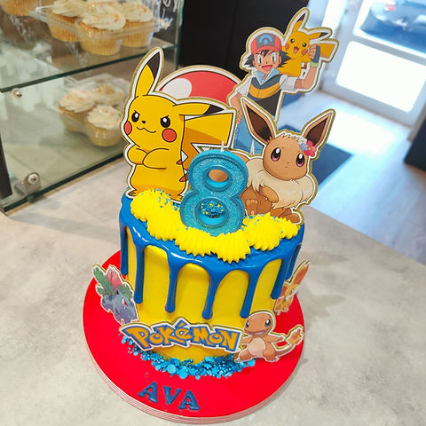 Pokemon Decorated Cake