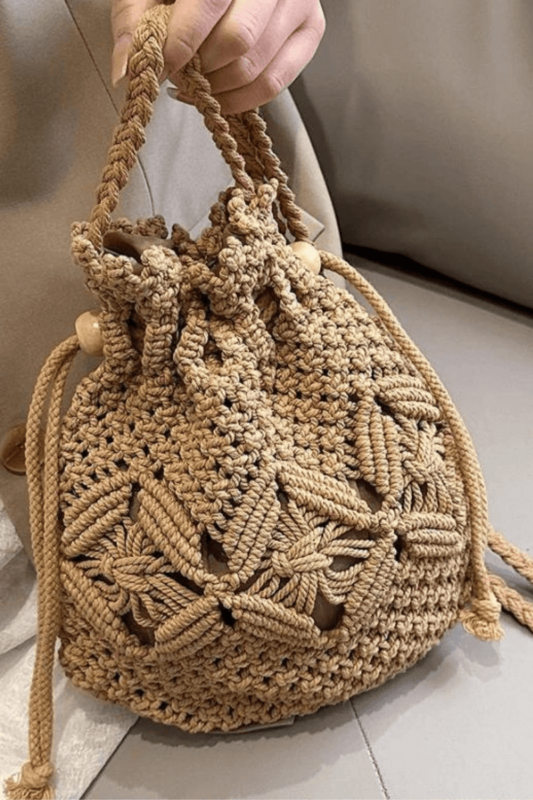 bolsa de crochê pequena