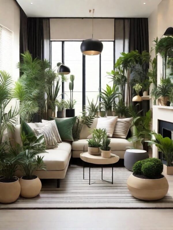 Decoração com Plantas Artificiais