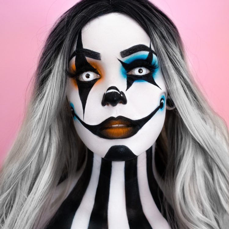 female clown makeup