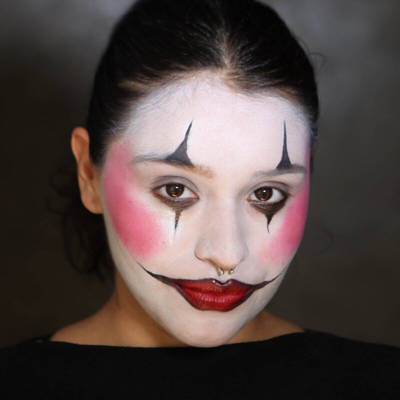 female clown makeup