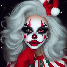 female clown makeup