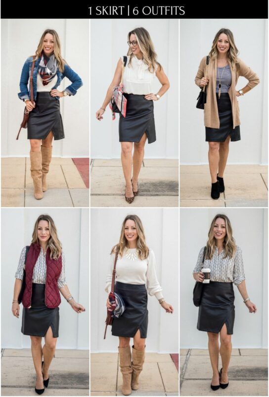 look-com-saia-de-couro-preta-feminino