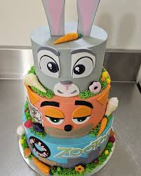 Zootopia Decorated Cake