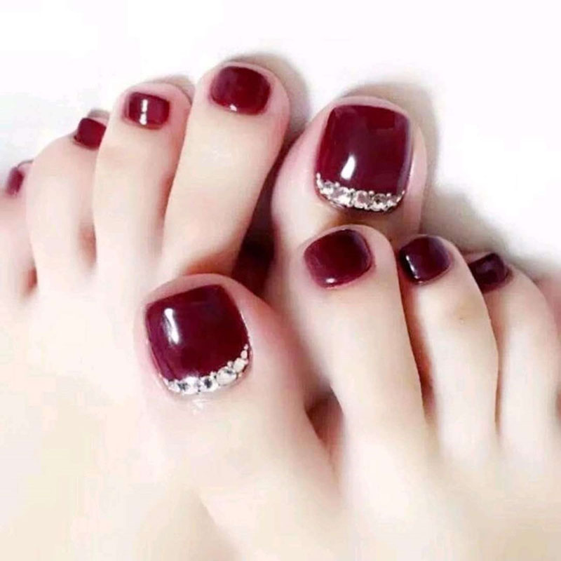 Decorated Toe Nail