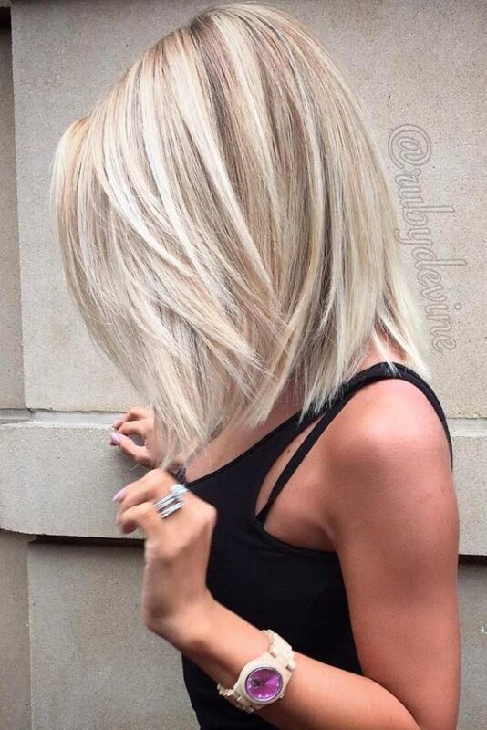 Long Bob Blonde