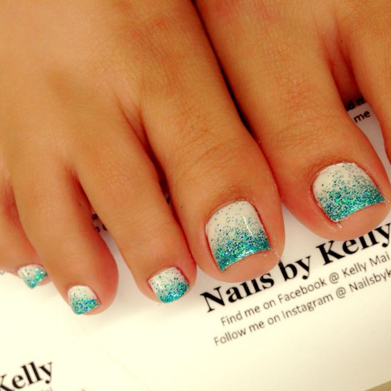 Decorated Toe Nail