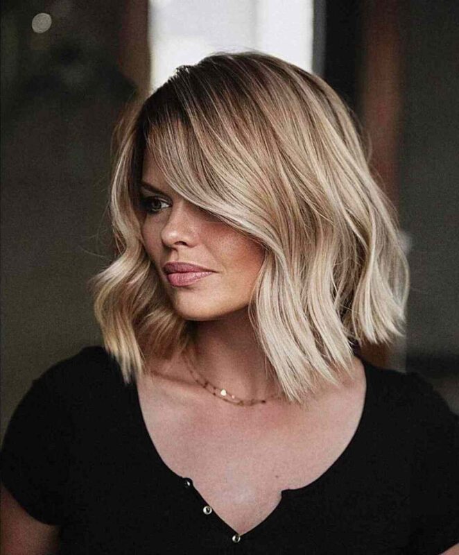 Long Bob Blonde